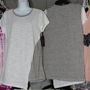 Mystree T-Shirt Gray/White with Flyout Fabric